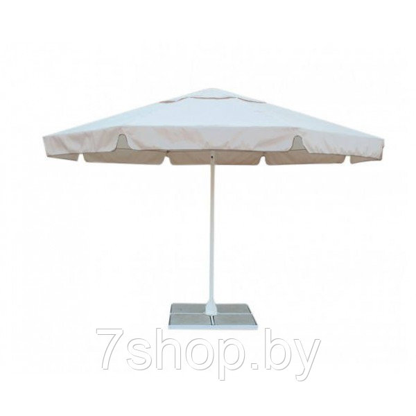 Зонт торговый круглый со стальным каркасом 4 М - фото 1 - id-p34857366