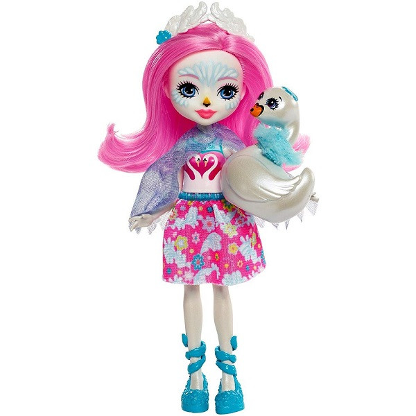 Mattel Enchantimals FRH38 Кукла с питомцем - Лебедь Саффи - фото 2 - id-p88243419