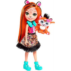 Mattel Enchantimals FRH39 Кукла с питомцем - Тигрица Тэнзи, фото 2