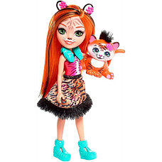 Mattel Mattel Enchantimals FRH39 Кукла с питомцем - Тигрица Тэнзи, фото 2