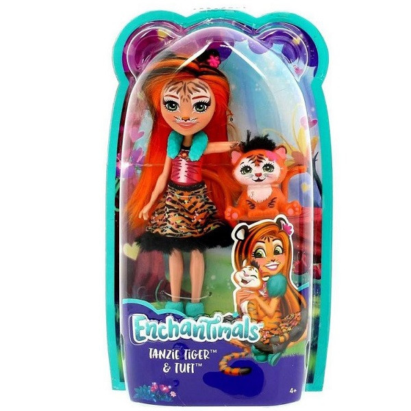 Mattel Enchantimals FRH39 Кукла с питомцем - Тигрица Тэнзи - фото 8 - id-p88243420