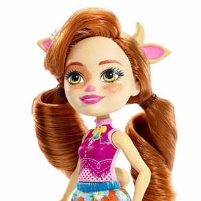 Mattel Enchantimals FXM77 Кукла с питомцем Коровка Кейли, фото 2