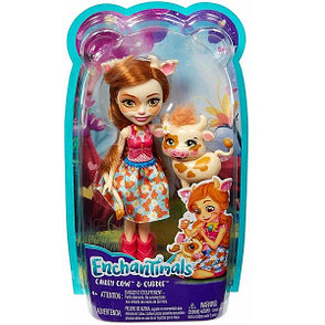 Mattel Enchantimals FXM77 Кукла с питомцем Коровка Кейли, фото 2