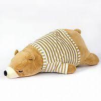 Игрушка-подушка "Спящий мишка" 42см