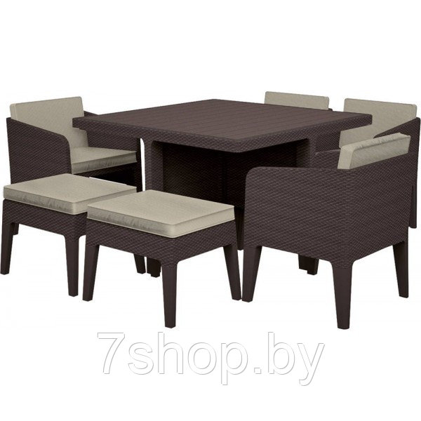 Комплект мебели KETER Columbia dining set (7 предметов) - фото 1 - id-p83602587