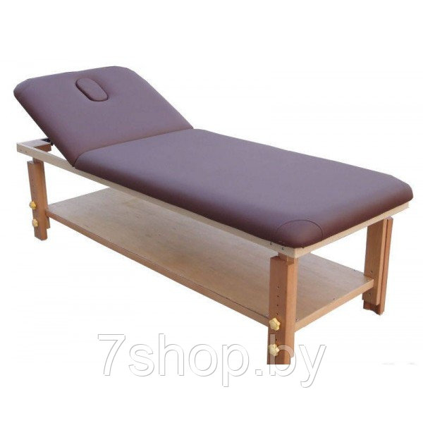 Стационарный массажный стол BodyFit бордовый - фото 1 - id-p53984660
