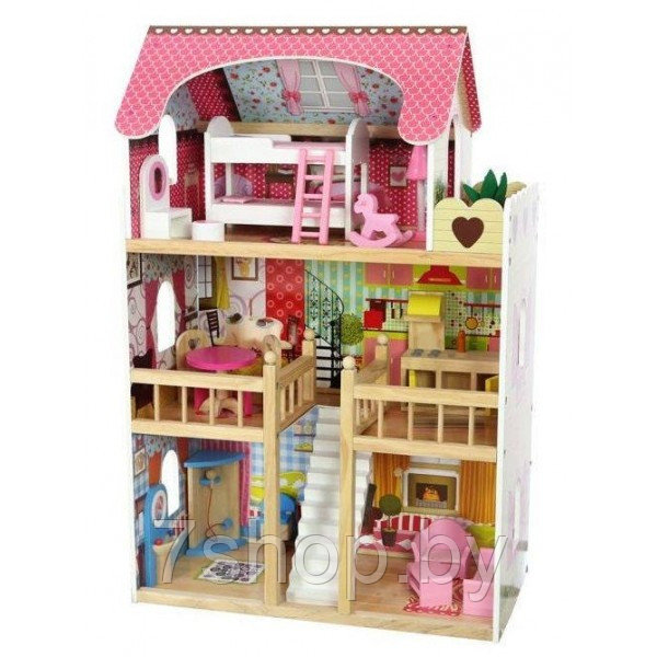 Кукольный домик ECO TOYS Malinowa (4109) - фото 1 - id-p108299814