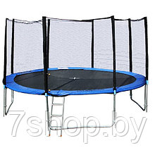 Батут с защитной сеткой и лестницей Trampoline Fitness 12FT- Extreme 366 см