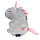 Игрушка-подушка "Единорог с сердечком" (серый), фото 2