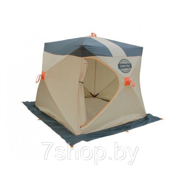 Палатка для зимней рыбалки "Омуль куб 2" (2-3 местная) - фото 1 - id-p83602716