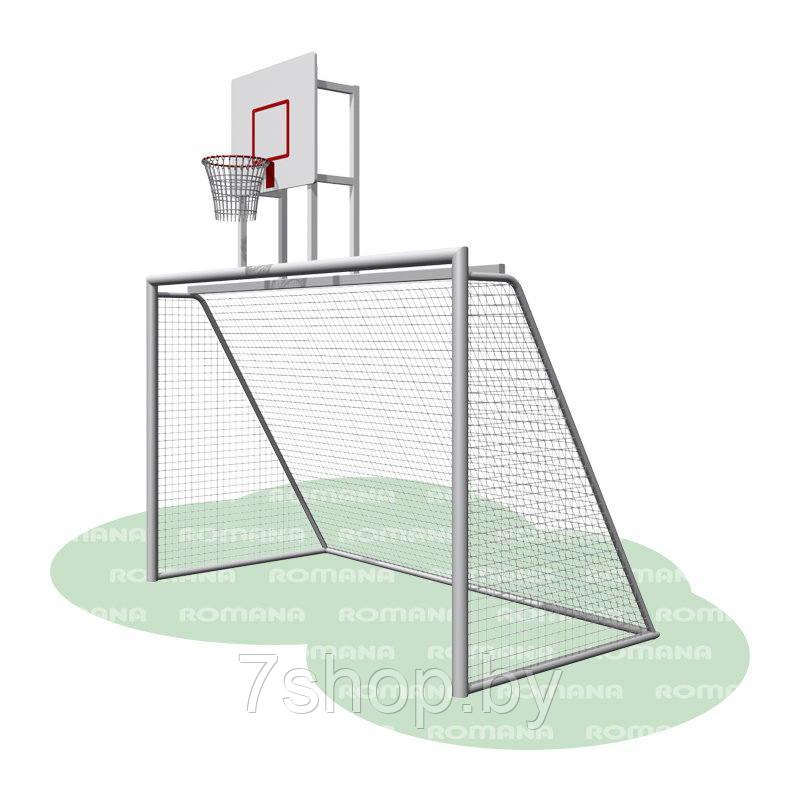 Ворота с баскетбольным щитом (сетка в комплекте) Романа 203.10.00 - фото 1 - id-p83602727