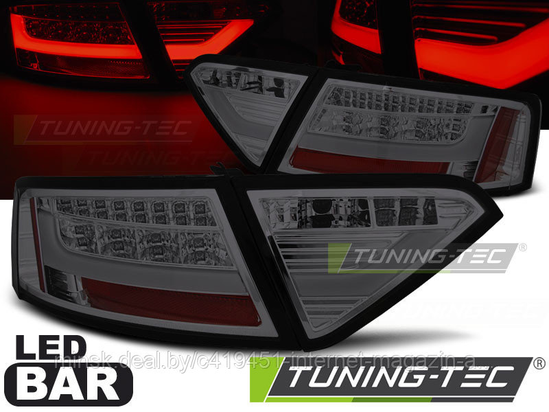 Задние фонари smoke led bar для Audi A5 coupe 2007-2011 COUPE 