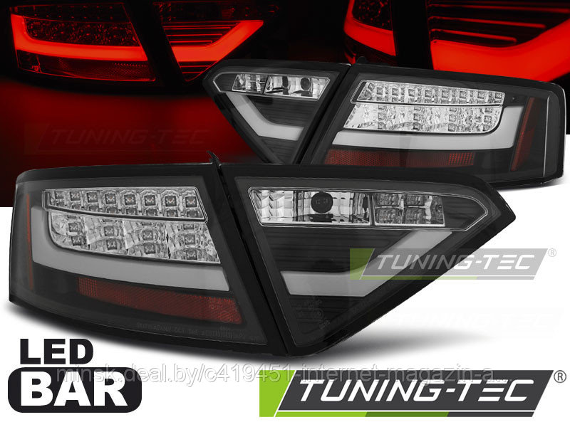 Задние фонари black led bar для Audi A5 2007-2011 COUPE 