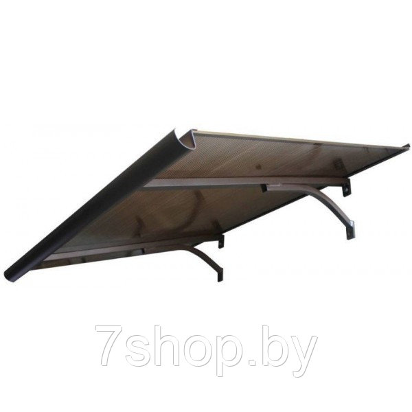 Козырёк из поликарбоната Silwer Wing 900x1600 мм скатный - фото 1 - id-p90242525