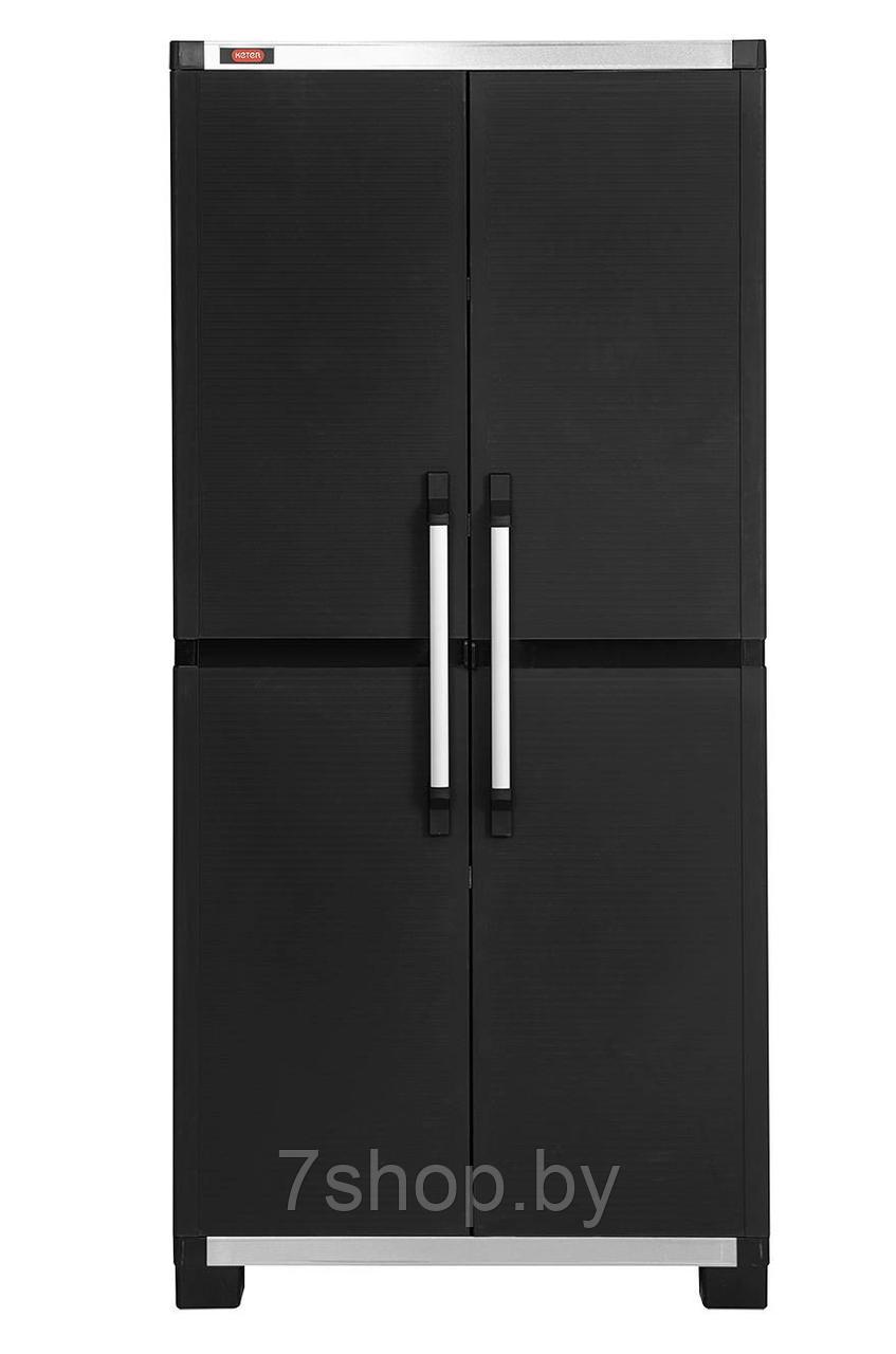 Шкаф уличный XL PRO TALL UTILITY высокий, черный - фото 1 - id-p90464427