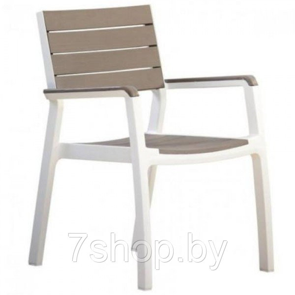 Стул Harmony armchair, белый-капучино - фото 1 - id-p90464454