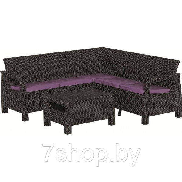 Комплект мебели Corfu Relax Set (Корфу Релакс), коричневый