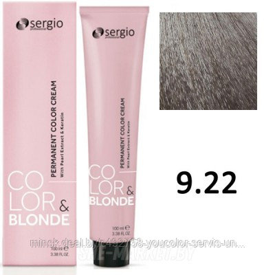 КРЕМ-КРАСКА COLOR&BLONDE светлый блондин лилово-бежевый жемчуг- 9.22. 100 мл.