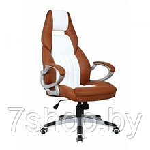 Офисное кресло Calviano CARRERA коричнево-белое NF-6623
