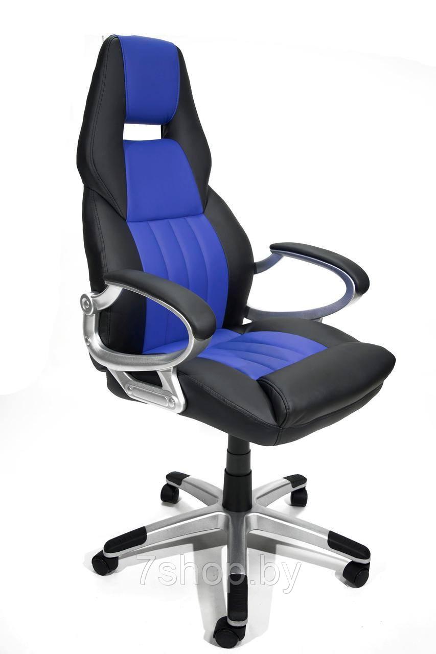 Офисное кресло Calviano Carrera (NF-6623) черно-синее - фото 1 - id-p93343734