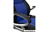 Офисное кресло Calviano Carrera (NF-6623) черно-синее, фото 3