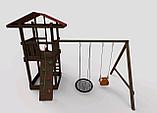 Детская игровая площадка с качелями и горкой 2,2 м "Непоседа" Модель 2, фото 2