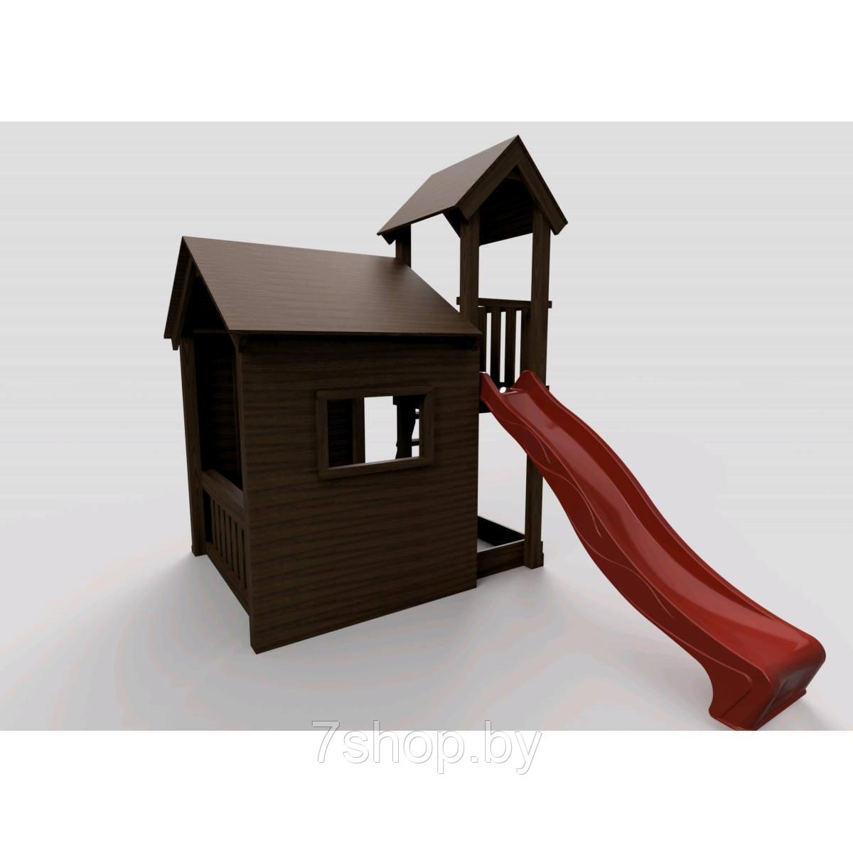 Детский уличный комплекс "Непоседа" Модель 8 с горкой 2,2 м - фото 3 - id-p93343774