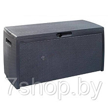 Сундук пластиковый уличный Storage Box RATTAN STYLE, графит