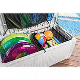 Сундук пластиковый уличный SUMATRA POOL KIT ECOM, кремовый, фото 2