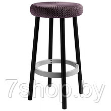 Стул барный уличный Cozy bar stool (Коузи Бар), фиолет