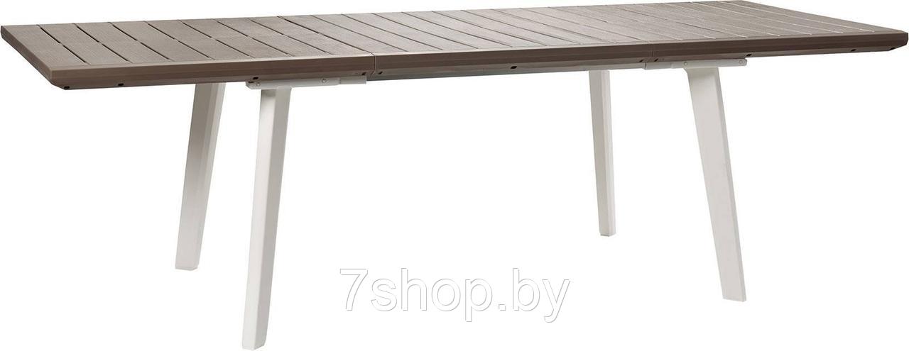 Стол уличный раздвижной Harmony Extendable, белый/капучино - фото 1 - id-p93637522