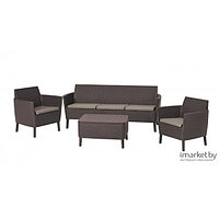 Комплект мебели Salemo 3-sofa set (Салемо), коричневый