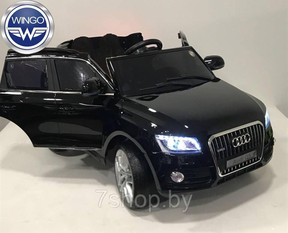 Детский электромобиль WINGO AUDI Q5 NEW LUX (Лицензионная модель) Черный - фото 1 - id-p98058676