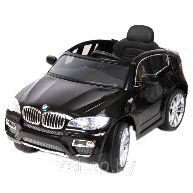 Детский электромобиль WINGO BMW X6 NEW LUX черный - фото 1 - id-p98058678