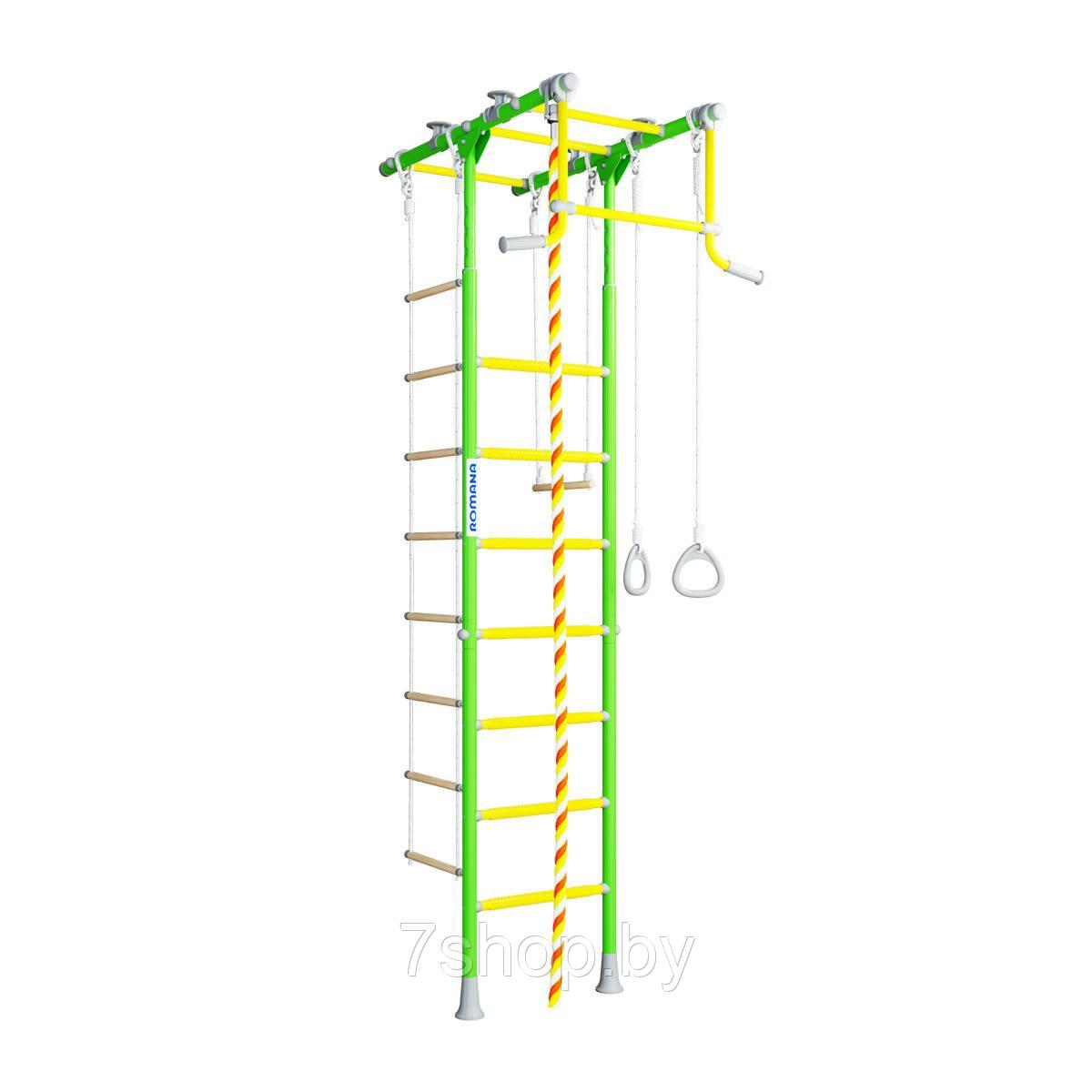 Шведская стенка ДСКМ "Romana R1" (01.20.7.06.490.01.00-08) зелёное яблоко