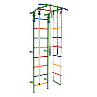Детский спорткомплекс "Формула здоровья" "Start 3" салатовый/радуга