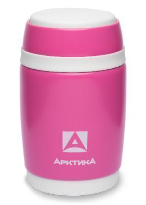 409-480-pink 480 мл Термос-бочонок бытовой вакуумный для еды Арктика - фото 1 - id-p113600038