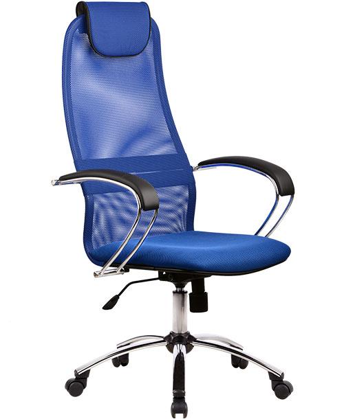 Кресло компьютерное Metta BK-8CH 23 (синяя сетка)