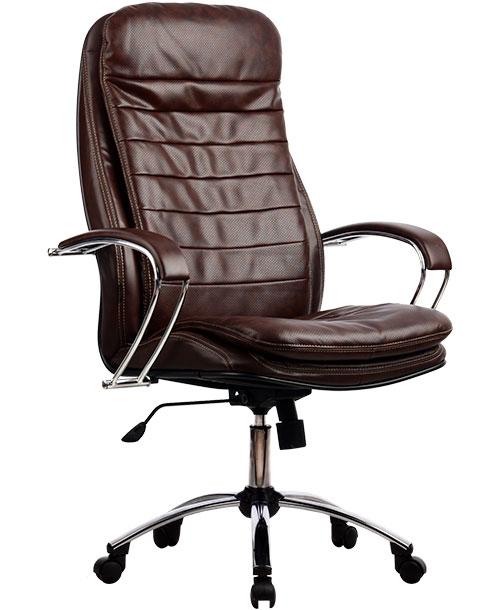 Кресло компьютерное Metta LK-3CH 723 (Коричневая кожа)