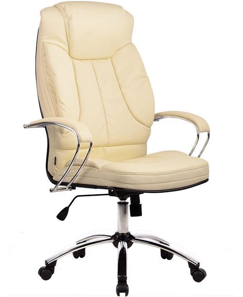 Кресло компьютерное Metta LK-12CH 720 (Бежевая кожа) - фото 1 - id-p114560917