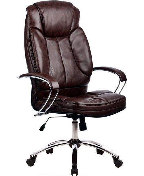 Кресло компьютерное Metta LK-12CH 723 (Коричневая кожа)