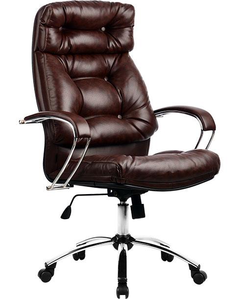Кресло компьютерное Metta LK-14 CH 723 (Коричневая кожа) - фото 1 - id-p114561019