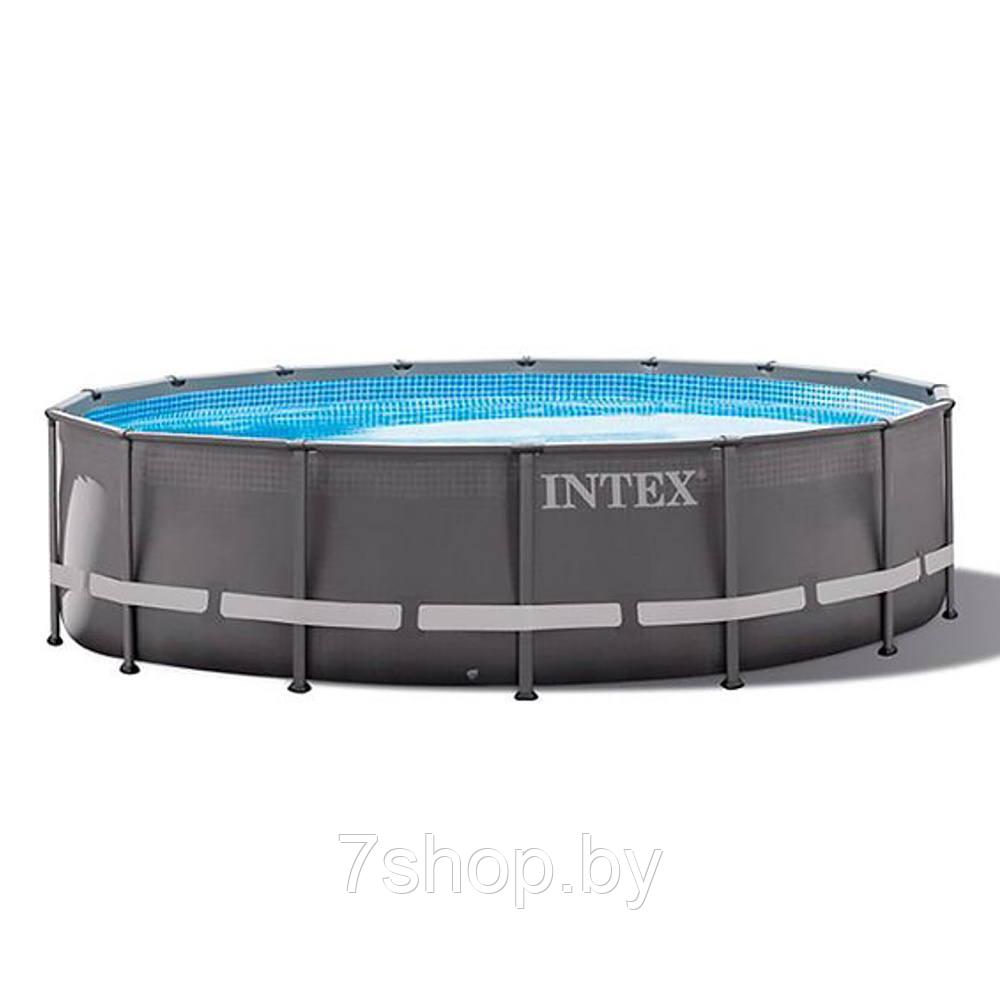 Каркасный бассейн Intex 26330 ULTRA XTR FRAME 549х132см +фильтр-насос 7900 л.ч, лестница, тент, подложка - фото 1 - id-p92101557