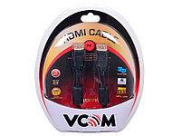 VCOM VHD6020D-1.8MB VCOM VHD6020D-1.8MB Кабель HDMI 19M/M ver:1.4+3D, 1,8m, позолоченные контакты, 2 фильтра