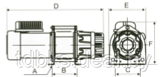 Лебедка электрическая тяговая BKS KDJ 300Е (тяг.ус. 300 кгс) - фото 3 - id-p6729388
