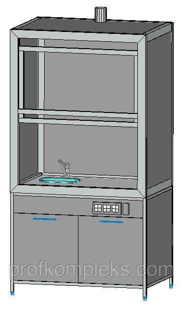 Шкаф лабораторный вытяжной (ШВХв) (для проведения химических  исследований)