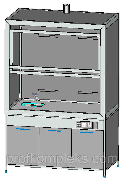 Шкаф лабораторный вытяжной (ШВХв) (для проведения химических  исследований)