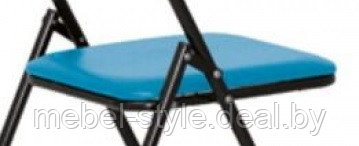 Складной стул ДЖЕК блек для посетителей и дома, (JACK bleck кож/зам V цветной) - фото 2 - id-p5013120