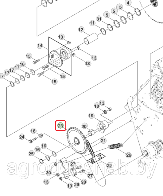 Звездочка z=35 CC106782