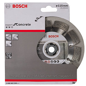 Алмазный круг Expert for Concrete 115х22,23 мм BOSCH (2608602555)